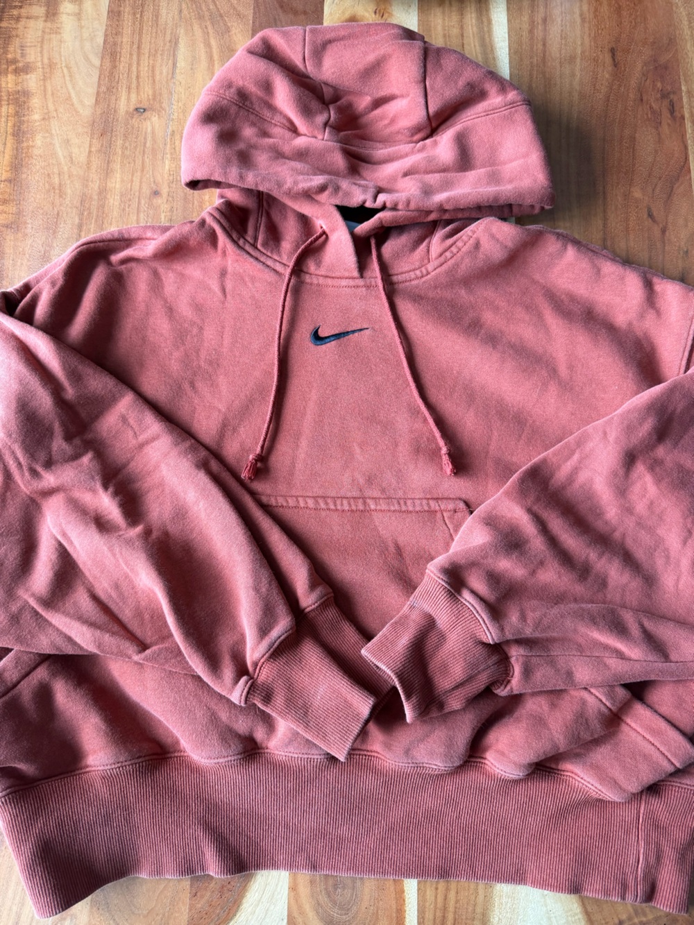 Nike Rust Red Pullover Hoodie